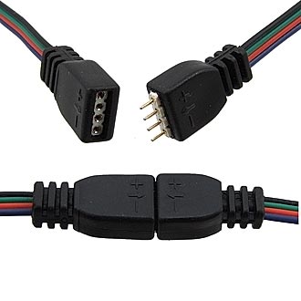 
						 LED4P black 0,3 m