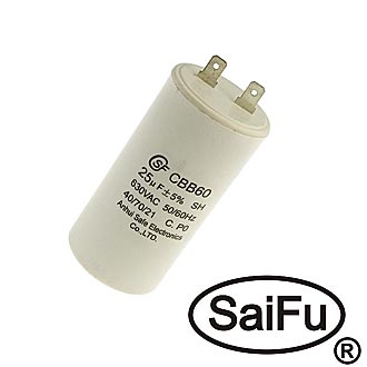 
						 CBB60 25uF 630V (SAIFU)