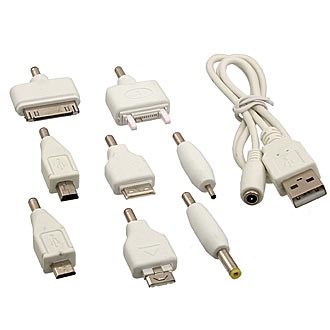 
						 USB to Power adapter (white)