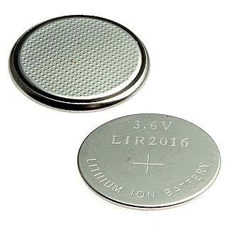 
						 LIR2016 Li-ion 20.0*1.6 3,6V 12mah