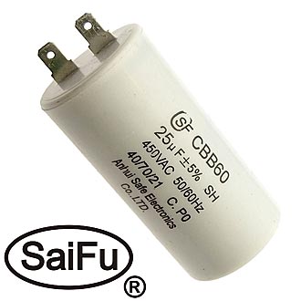 
						 CBB60 25uF 450V (SAIFU)