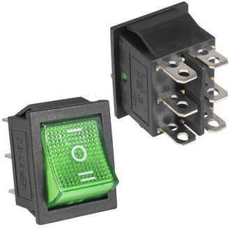 
						 KCD4-203N-C6-G/6P on-off-on