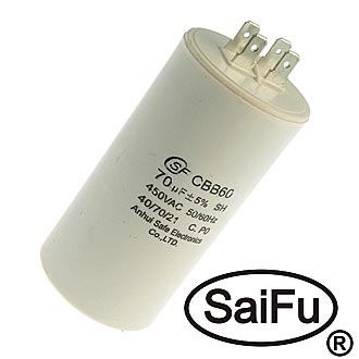 
						 CBB60 70UF 450V (SAIFU)