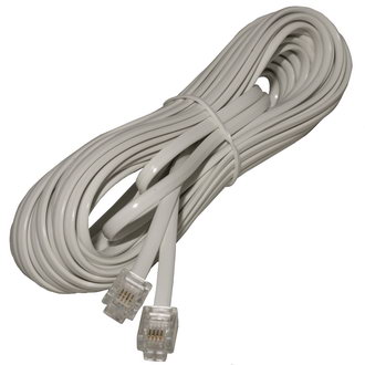 
						 RJ-11 (6P-4C) 2m. white