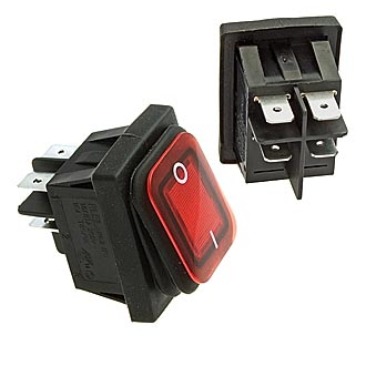 
						 SB091-12V IP65 on-off 22x30mm