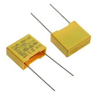 
						 0.1 uf 280VAC 10% (X2)